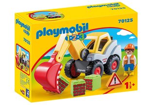 70125 PLAYMOBIL® 1.2.3.; Экскаватор цена и информация | Конструкторы и кубики | pigu.lt