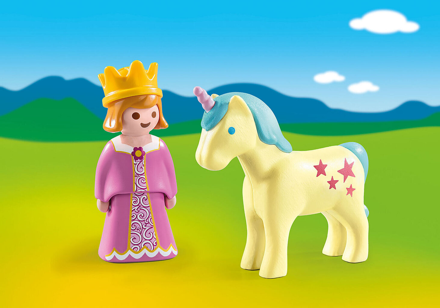 70127 PLAYMOBIL® 1.2.3 Princesė su vienaragiu цена и информация | Konstruktoriai ir kaladėlės | pigu.lt