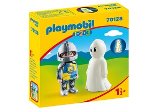 70128 PLAYMOBIL® 1.2.3 Рыцарь и Призрак цена и информация | Конструкторы и кубики | pigu.lt