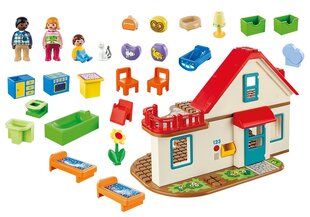 70129 PLAYMOBIL® 1.2.3 Семейный дом цена и информация | Конструкторы и кубики | pigu.lt