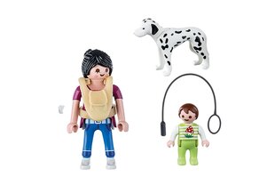 70154 PLAYMOBIL® Special Plus Mama su vaiku ir šunyčiu kaina ir informacija | Konstruktoriai ir kaladėlės | pigu.lt