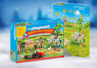 70189 PLAYMOBIL® Advento kalendorius Ūkis kaina ir informacija | Konstruktoriai ir kaladėlės | pigu.lt