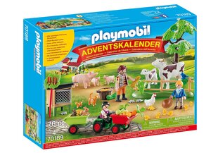 70189 PLAYMOBIL® Advent Calendar Ферма цена и информация | Конструкторы и кубики | pigu.lt
