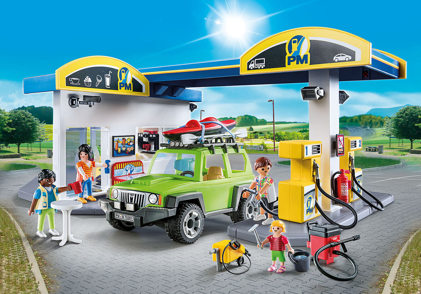 70201 PLAYMOBIL® City Life Degalinė цена и информация | Konstruktoriai ir kaladėlės | pigu.lt