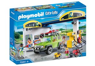 70201 PLAYMOBIL® City Life Автозаправочная станция цена и информация | Конструкторы и кубики | pigu.lt