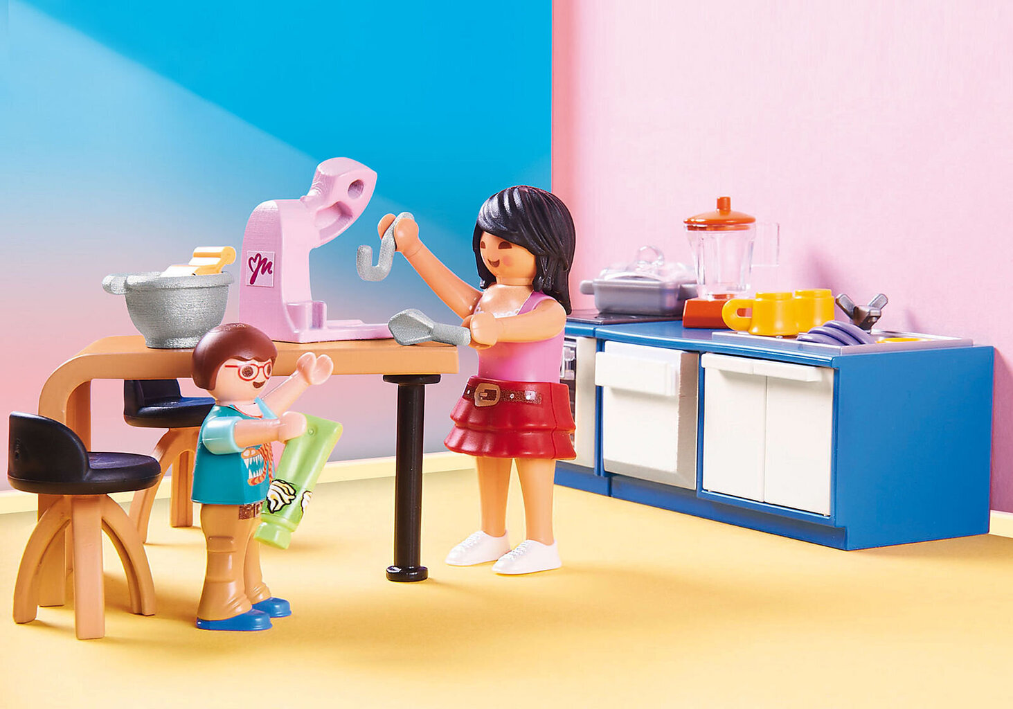 70206 PLAYMOBIL® Dollhouse Virtuvė kaina ir informacija | Konstruktoriai ir kaladėlės | pigu.lt