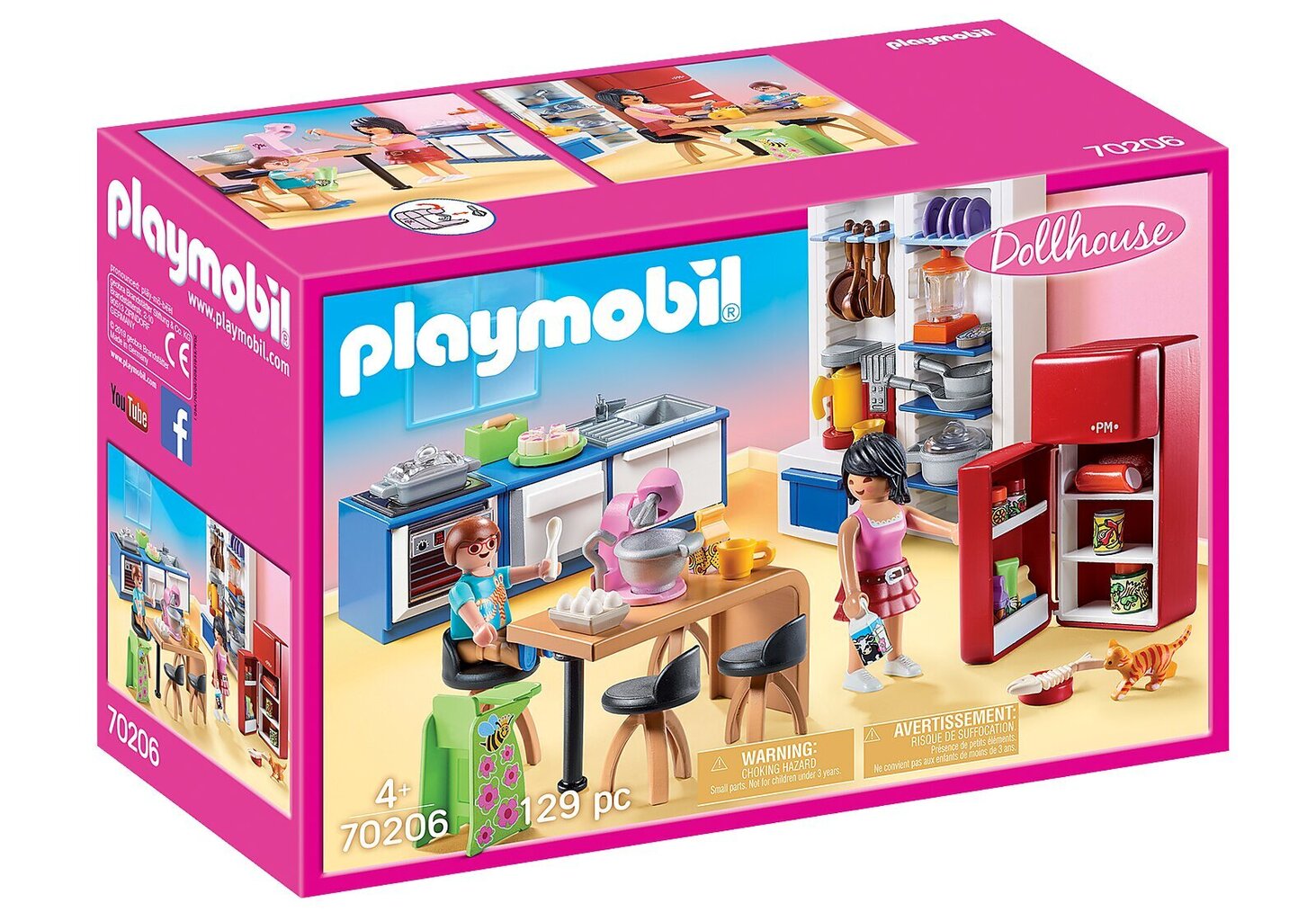 70206 PLAYMOBIL® Dollhouse Virtuvė цена и информация | Konstruktoriai ir kaladėlės | pigu.lt