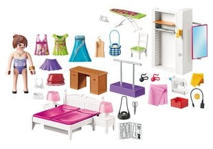 70208 PLAYMOBIL® Dollhouse Спальня с уголком для шитья цена и информация | Конструкторы и кубики | pigu.lt
