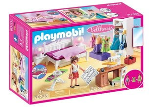 70208 PLAYMOBIL® Dollhouse, Miegamasis su siuvimo kampeliu kaina ir informacija | Konstruktoriai ir kaladėlės | pigu.lt