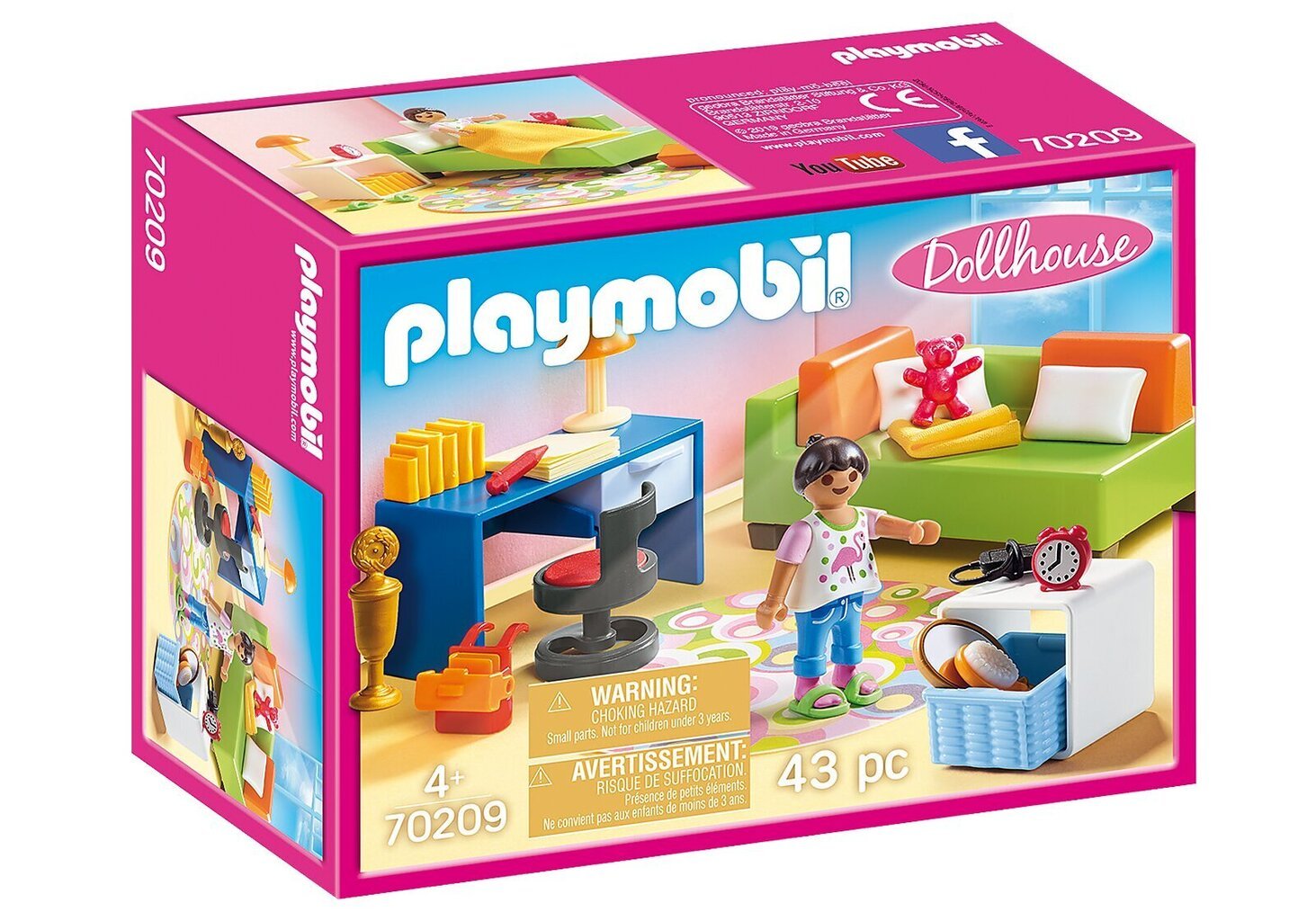 70209 PLAYMOBIL® Dollhouse, Paauglio kambarys kaina ir informacija | Konstruktoriai ir kaladėlės | pigu.lt