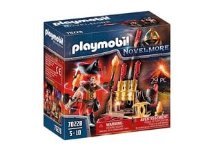 70228 PLAYMOBIL® Novelmore Burnham Raidersio Огненный Мастер цена и информация | Конструкторы и кубики | pigu.lt