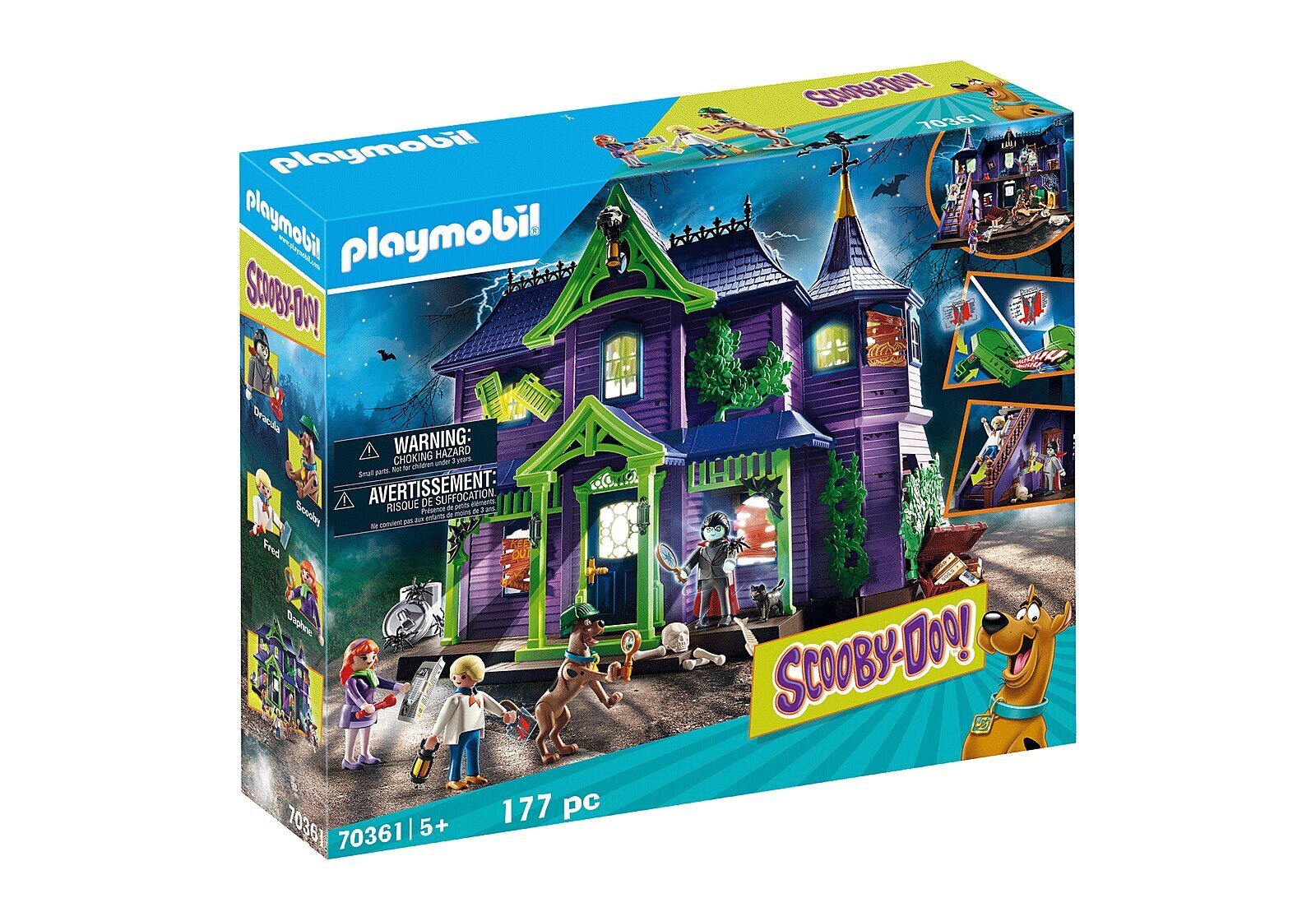 70361 PLAYMOBIL® Scooby-Doo! Приключение в усадьбе Тайн цена | pigu.lt