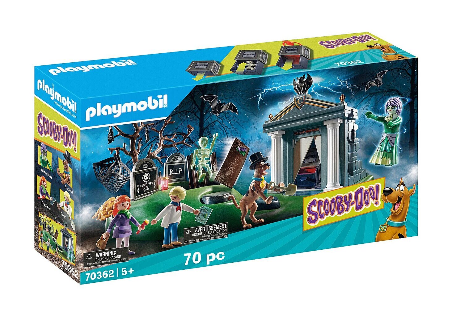 70362 PLAYMOBIL® Scooby-Doo! Приключения на кладбище цена | pigu.lt