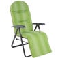 Sulankstoma kėdė-gultas Patio Galaxy Plus H016-12PB, žalia kaina ir informacija | Lauko kėdės, foteliai, pufai | pigu.lt