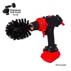 Профессиональная чистящая щетка Premium Drill Brush by Kornely, очень жесткая, черная цена и информация | Механические инструменты | pigu.lt