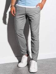 Мужские повседневные брюки чинос Ombre P894, синие цена и информация | Мужские брюки | pigu.lt