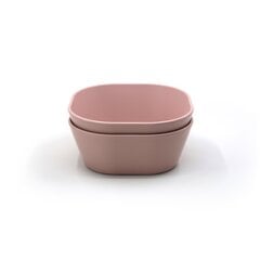 Mushie Набор столовый посуды из двух мисок Blush цена и информация | Детская посуда, контейнеры для молока и еды | pigu.lt