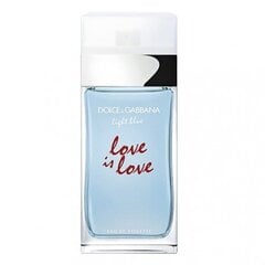 Tualetinis vanduo Dolce & Gabbana Light Blue Love Is Love Women EDT moterims 50 ml kaina ir informacija | Kvepalai moterims | pigu.lt