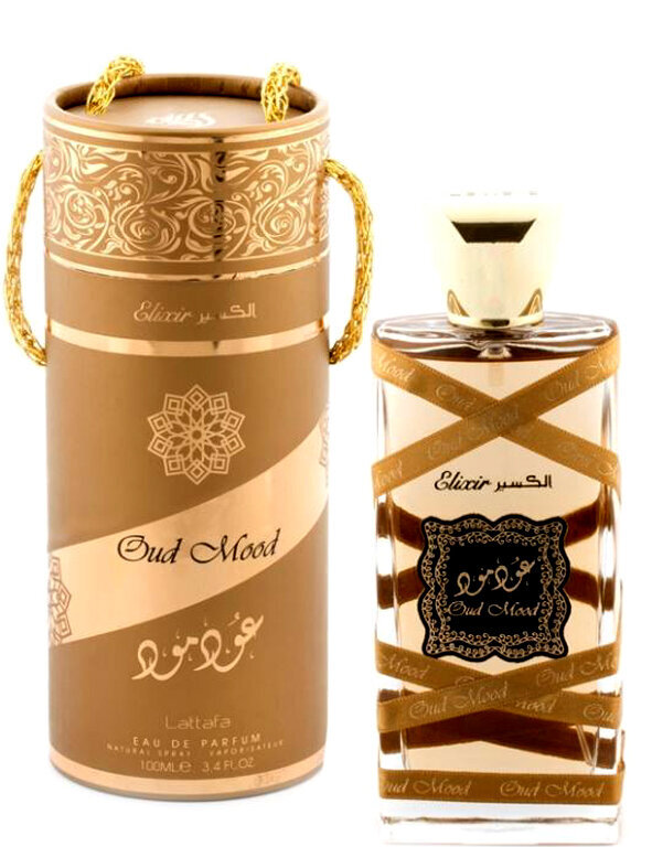 Kvapusis vanduo Lattafa Oud Mood Gold Elixir EDP moterims/vyrams, 100 ml цена и информация | Kvepalai moterims | pigu.lt