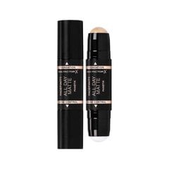 Двусторонняя основа под макияж в виде карандаша Max Factor Facefinity All Day Matte 11 g, 10 Fair Porcelain цена и информация | Пудры, базы под макияж | pigu.lt