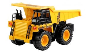 Radijo bangomis valdomas savivartis RoGer Dump Truck with Remote Control / Yellow kaina ir informacija | Žaislai berniukams | pigu.lt