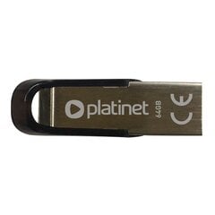 Флэш-память Silver Platinet S-DEPO PMFMS64, USB 2.0, 64 ГБ цена и информация | USB накопители | pigu.lt