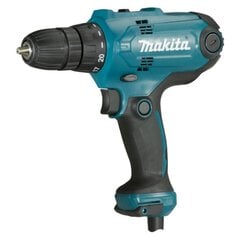 Makita DF0300 grąžtas 1500 RPM beraktis 1,2 kg juoda, mėlyna kaina ir informacija | Suktuvai, gręžtuvai | pigu.lt