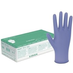 Одноразовые нитриловые перчатки BBraun Vasco Nitril Light, размер XL, 90 шт. цена и информация | Первая помощь | pigu.lt