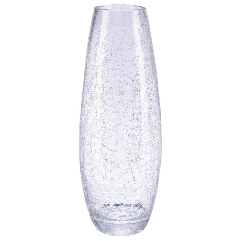 Vaza, 40cm, krakeliūras kaina ir informacija | Vazos | pigu.lt