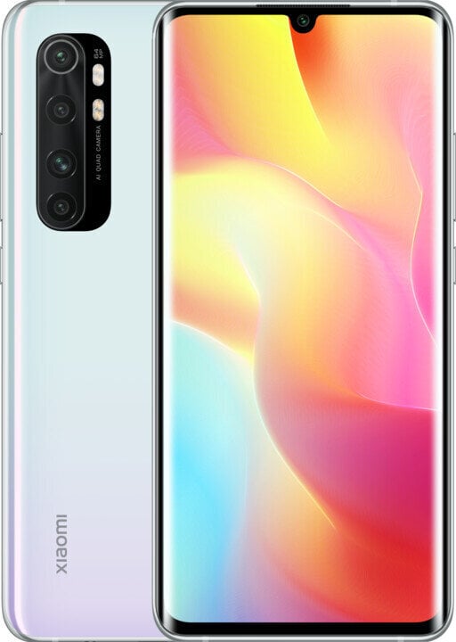 Xiaomi Mi Note 10 Lite, 128GB, Dual SIM, White kaina ir informacija | Mobilieji telefonai | pigu.lt