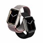 Crong nailono apyrankė / dirželis, skirta Apple Watch 38/40/41mm (Midnight Blue) kaina ir informacija | Išmaniųjų laikrodžių ir apyrankių priedai | pigu.lt