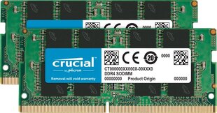 Crucial CT2K32G4SFD8266 цена и информация | Оперативная память (RAM) | pigu.lt