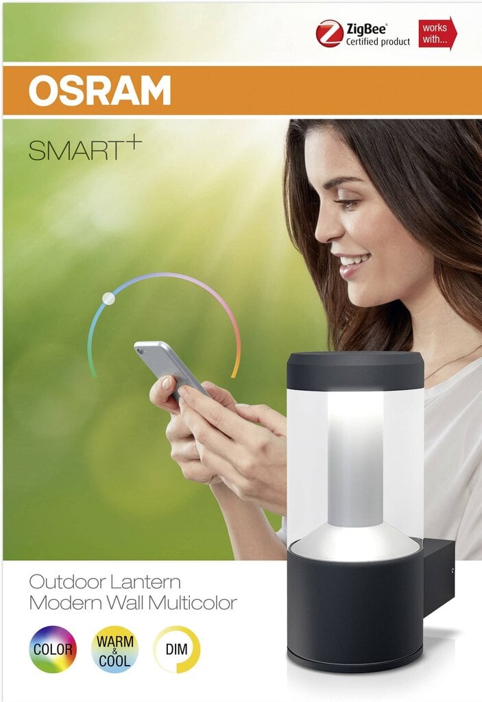 Sieninis šviestuvas Osram Smart+ LED 12 W RGBW kaina ir informacija | Lauko šviestuvai | pigu.lt