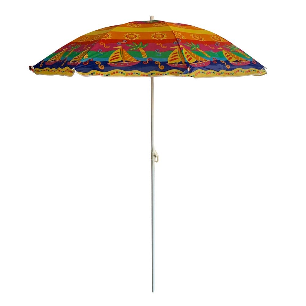 Lauko skėtis Patio Poly, 170 cm, įvairių spalvų kaina ir informacija | Skėčiai, markizės, stovai | pigu.lt