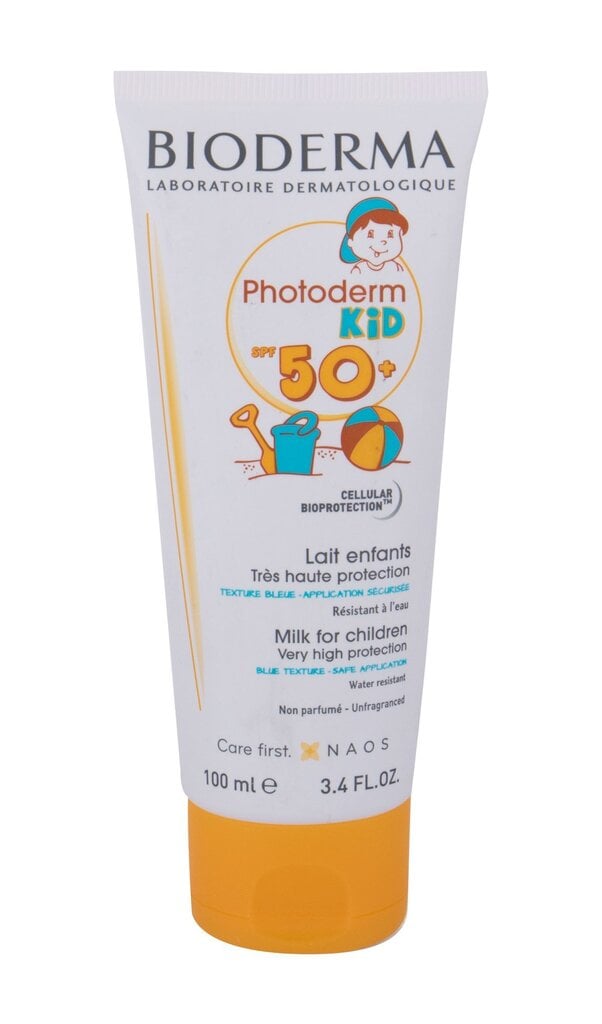 BIODERMA apsauginis pienelis nuo saulės vaikams PHOTODERM KID, SPF 50+, 100 ml kaina ir informacija | Kremai nuo saulės | pigu.lt
