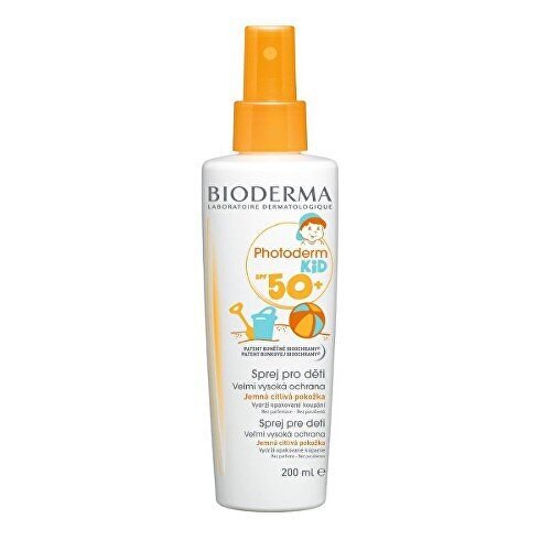 Apsauga nuo saulės Bioderma Photoderm Kid Spray For Children Very High Protection SPF 50+, 200ml kaina ir informacija | Kremai nuo saulės | pigu.lt