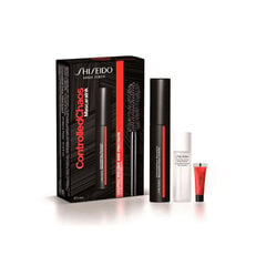 Kosmetikos rinkinys Shiseido Controlled Chaos: blakstienų tušas 11,5 ml + makiažo valiklis 30 ml + lūpų blizgis 2 ml kaina ir informacija | Akių šešėliai, pieštukai, blakstienų tušai, serumai | pigu.lt