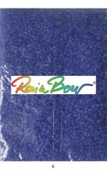 Stikliniai apvalūs karoliukai (biseris) Nr. 6/0 RainBow® 500 g, spalva 6 kaina ir informacija | Papuošalų gamybai, vėrimui | pigu.lt