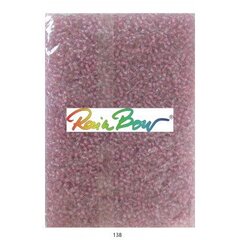 Stikliniai apvalūs karoliukai (biseris) Nr. 6/0 RainBow® 500 g, spalva 138 kaina ir informacija | Papuošalų gamybai, vėrimui | pigu.lt