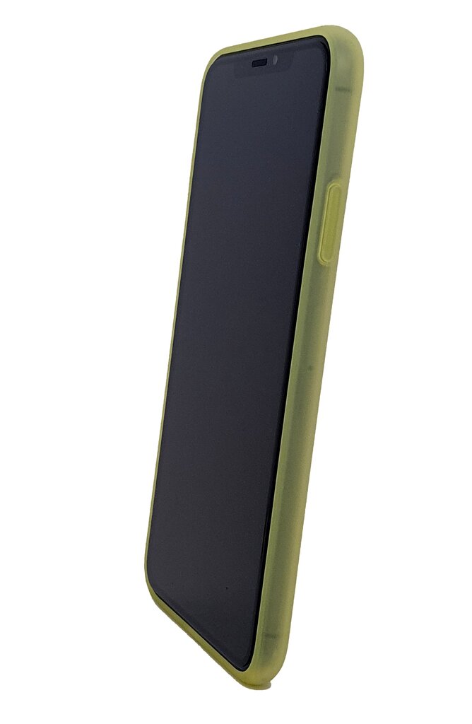 Deklas iPhone 11 PRO Silikono/PC Soundberry, GELTONA kaina ir informacija | Telefono dėklai | pigu.lt