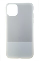 Silikoninis/ PC dėklas skirtas iPhone 11 Pro Max, baltas kaina ir informacija | Telefono dėklai | pigu.lt