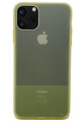 Silikoninis/ PC dėklas skirtas iPhone 11 Pro Max, geltonas kaina ir informacija | Telefono dėklai | pigu.lt