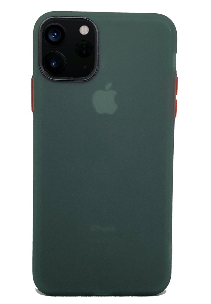 Silikoninis/ PC dėklas skirtas iPhone 11 Pro, žalias цена и информация | Telefono dėklai | pigu.lt