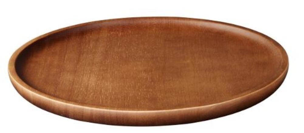 Lentelė 15 cm, akacijos mediena kaina ir informacija | Indai, lėkštės, pietų servizai | pigu.lt