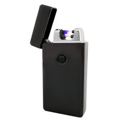 Черная плазменная зажигалка + USB-кабель цена и информация | Зажигалки и аксессуары | pigu.lt