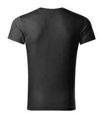 Футболка для мужчин Slim Fit V-neck, графитового цвета цена и информация | Мужские футболки | pigu.lt