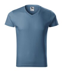 Футболка для мужчин Slim Fit V-neck, черная цена и информация | Мужские футболки | pigu.lt