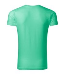 Футболка для мужчин Slim Fit V-neck, черная цена и информация | Футболка мужская | pigu.lt