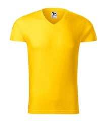 Футболка для мужчин Slim Fit V-neck, черная цена и информация | Мужские футболки | pigu.lt