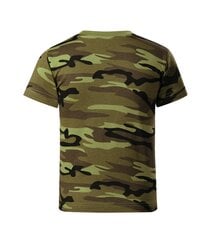 Футболка Camouflage для детей, зеленый камуфляж  цена и информация | Рубашки для мальчиков | pigu.lt